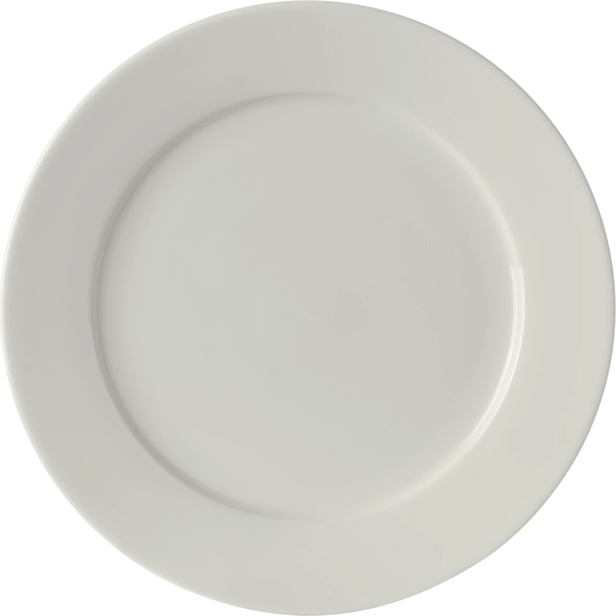 Pjatë e sheshtë porcelani Fine Dine Pure Crema Ø210 mm, krem, set 6 copë