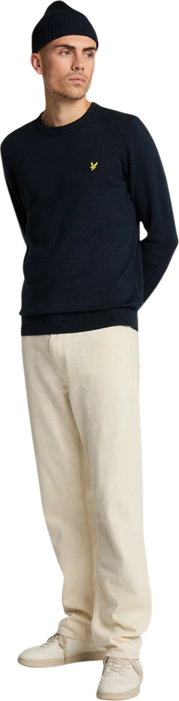 Xhemper për meshkuj Lyle & Scott KN2110VC, blu e errët [Madhësia: L]