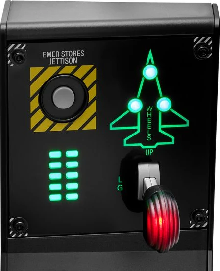 Panel kontrolli fluturimi Thrustmaster Viper Panel, 43 butona, i ndriçuar, për PC, i zi