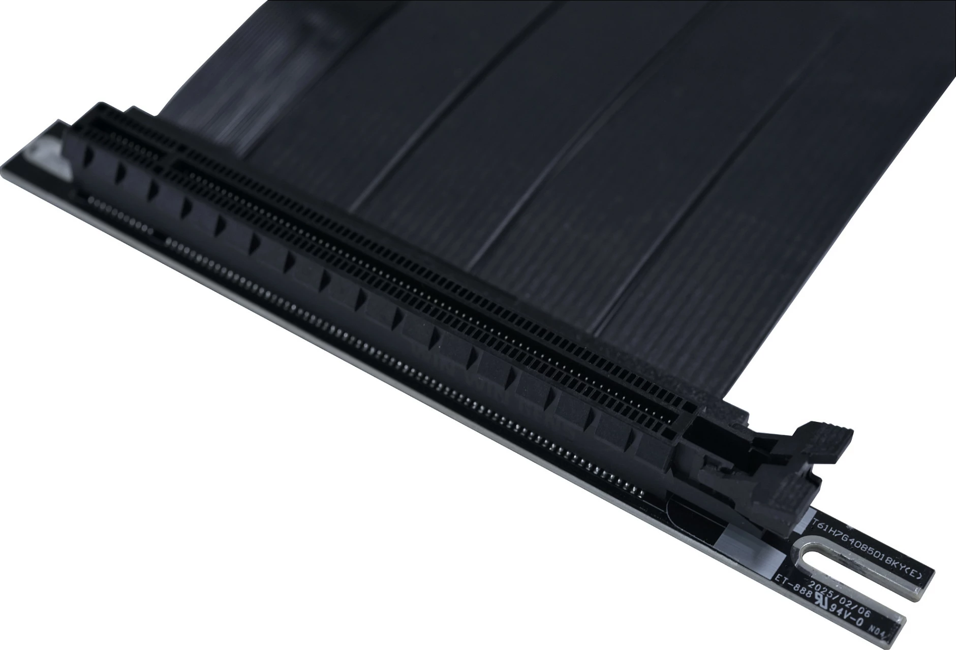 Kabllo riser PCIe 5.0 Lian Li, 200mm, e zezë