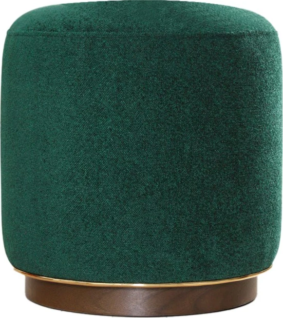 Puf Atelier del Sofa, ngjyrë e gjelbër e errët, Zeone