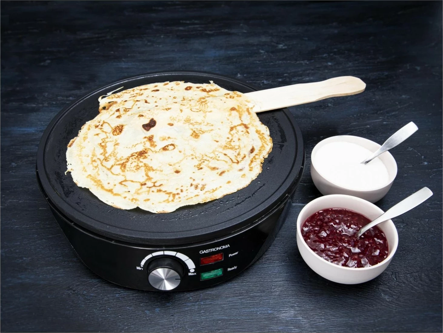 Pllakë elektrike Gastronoma 18310014, 1 fushë, 1000W, e zezë