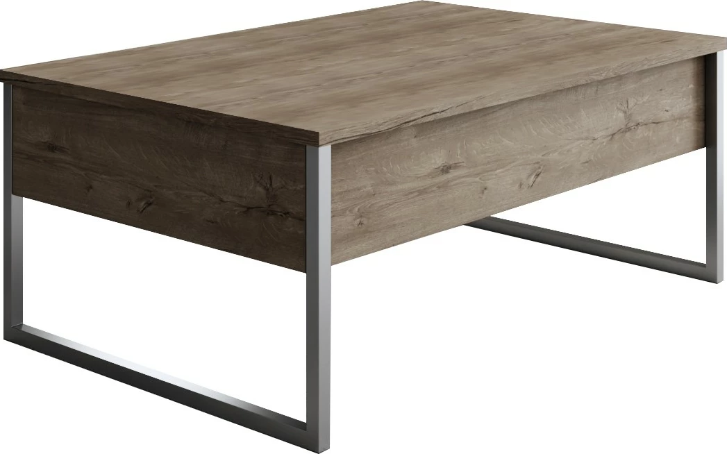 Tavolinë kafeje Hanah Home, Luxe, ngjyrë arre, argjend