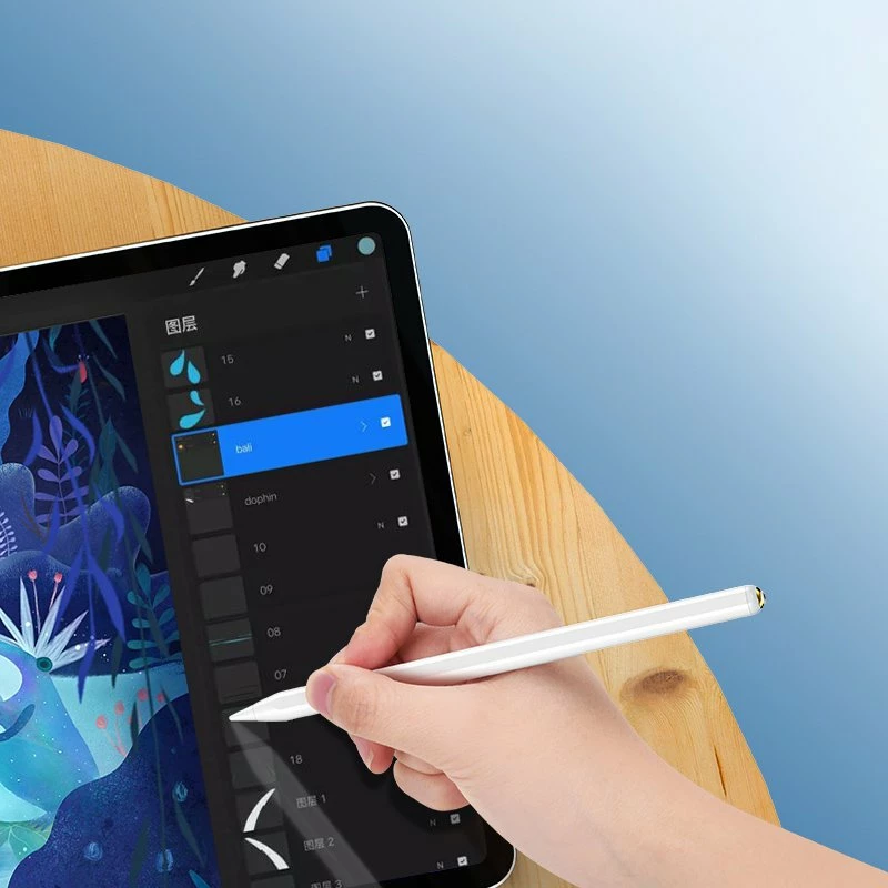 Stilolaps kapacitiv aktiv për iPad Choetech HG04, i bardhë