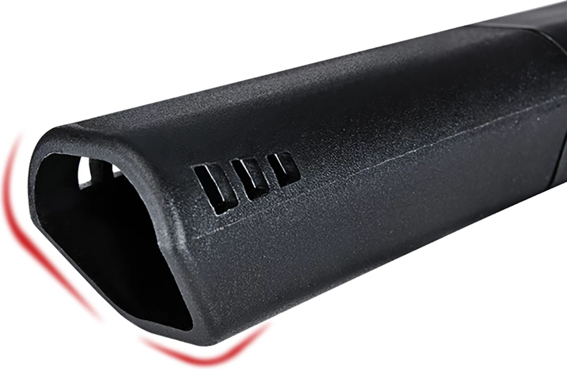 Pompë dyshemeje për biçikletë Rockbros GP6532B me manometër 11 bar, Schrader/Presta, e zezë/portokalli