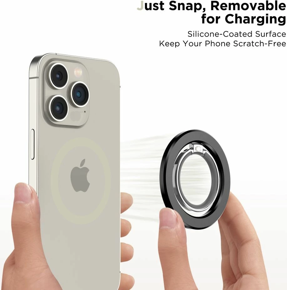 Mbajtës magnetik/unazë Tech-Protect MMR300 me MagSafe, i zi