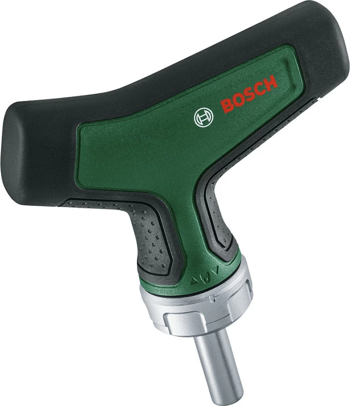 Kaçavidë me bit Bosch T-Grip ratchet, set 22 pjesë, 16 bita, 46 Nm, gjelbër/zi