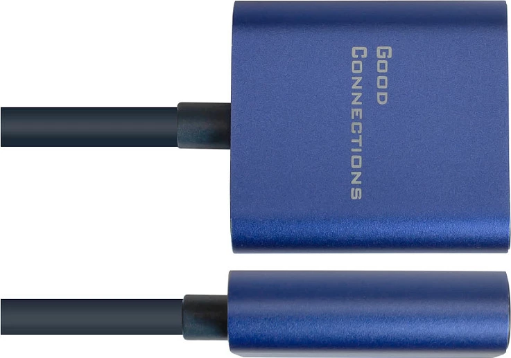 Adapter DisplayPort 1.4 në HDMI 2.0 GoodConnections 0.2m, blu