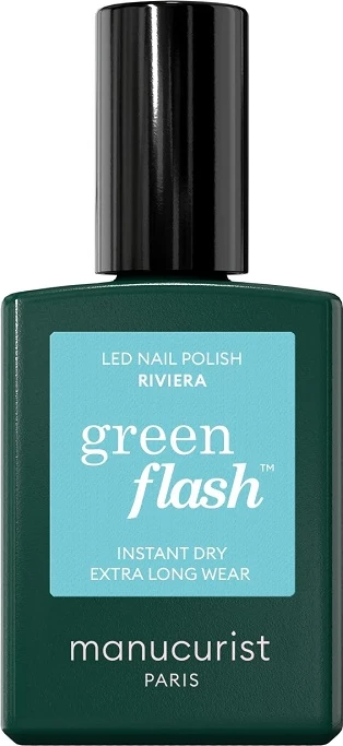 Llak për thonj për femra Manucurist Green Flash Riviera, 15ml