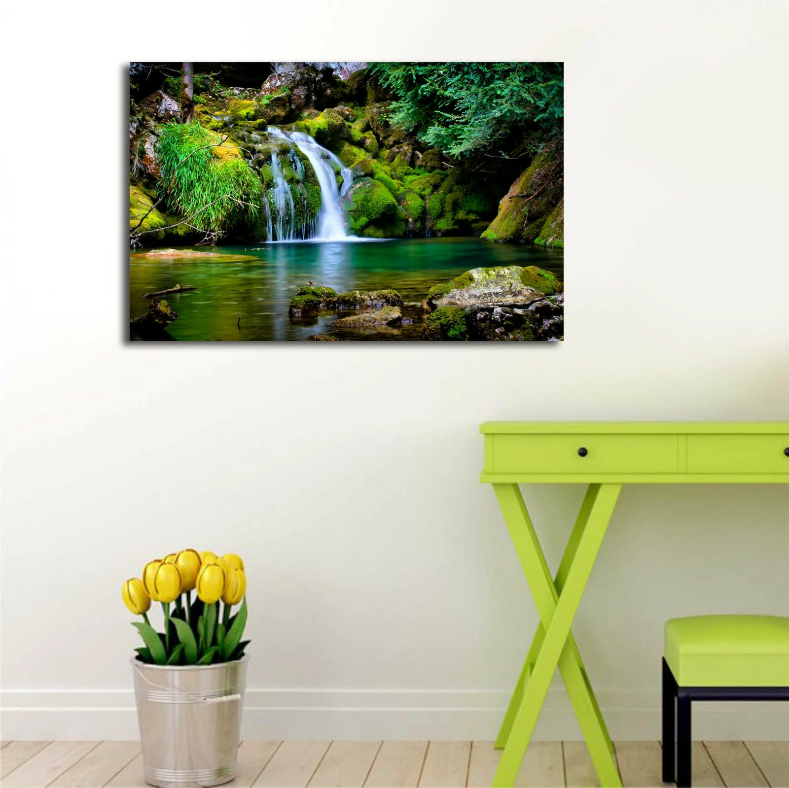 Pikturë dekorative me drita LED, shumëngjyrëshe, 45x70cm, 4570DACT-34
