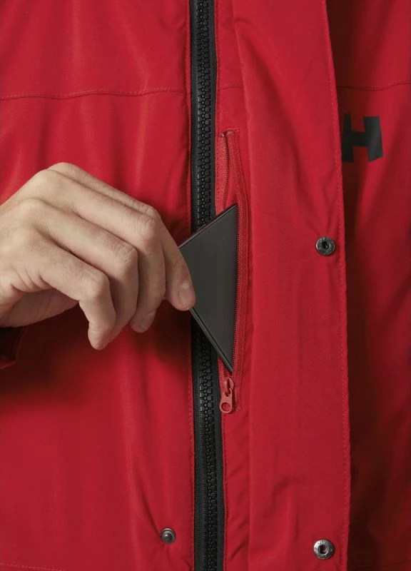 Jakne për meshkuj Helly Hansen, e kuqe