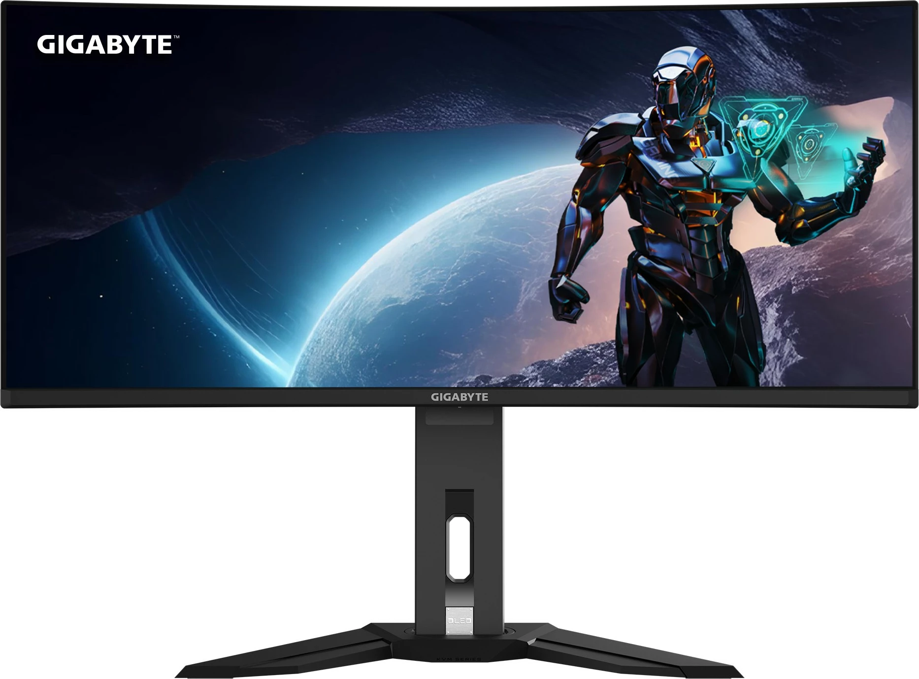 Monitor gaming Gigabyte MO34WQC2 34 inç OLED, 3440x1440, 240Hz, USB-C, e zezë
