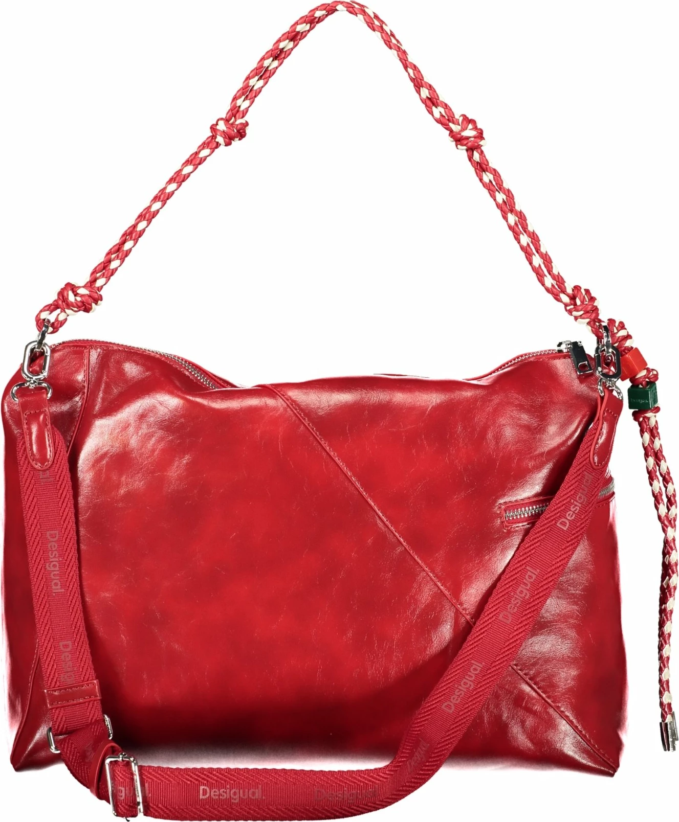 Çantë për femra DESIGUAL Half Logo Leiria 2.0, kuqe