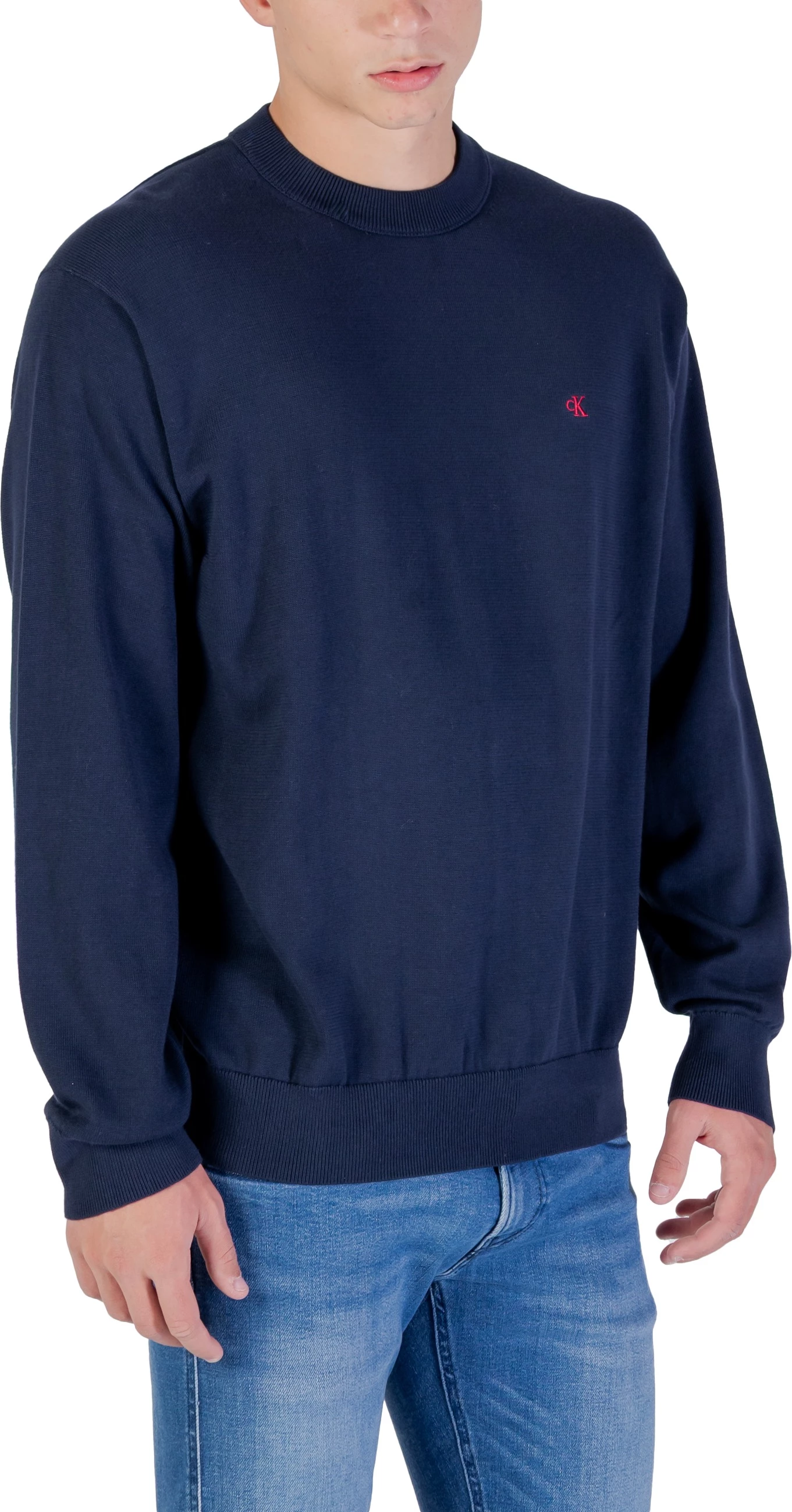 Xhemper për meshkuj Calvin Klein Jeans LV04RC309G, i kaltër i errët [Madhësia: L]