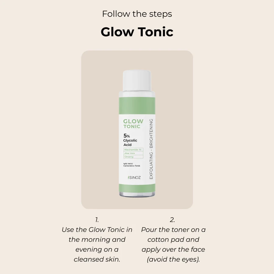 Glow Tonic me 5% Acid Glikolik Sinoz