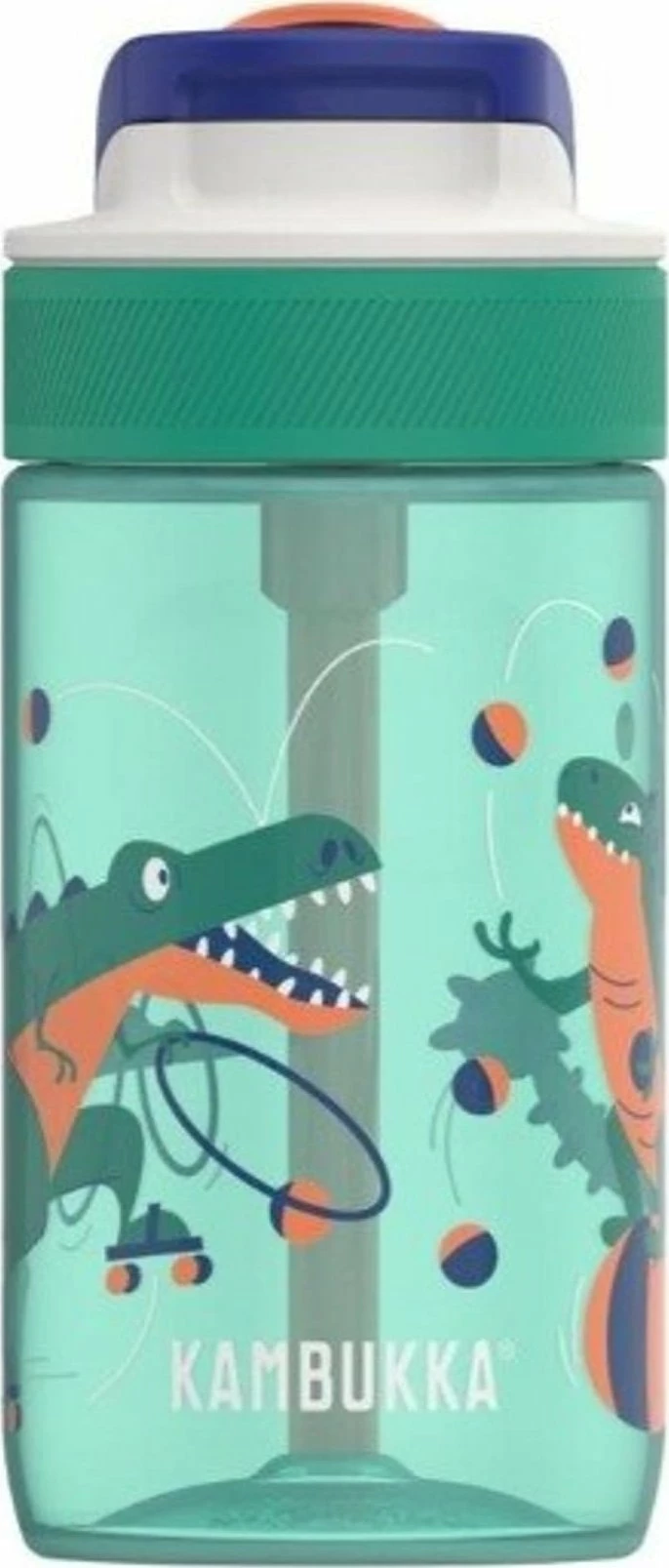 Shishe uji për fëmijë Kambukka Lagoon 400 ml Juggling Dino, jeshile, 1 copë