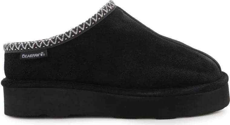 Papuqe për femra Bearpaw, të zeza [Madhësia: 41]
