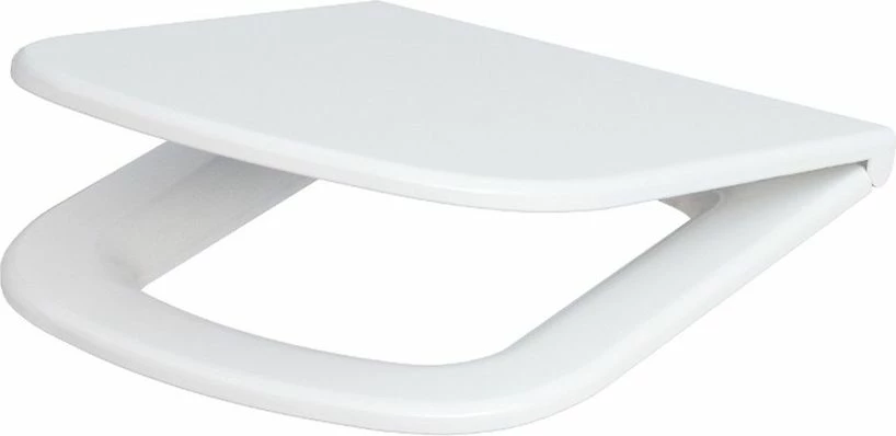 Kapak WC Cersanit Colour K98-0092, duroplast, soft-close, antibakterial, me çmontim të shpejtë, i bardhë