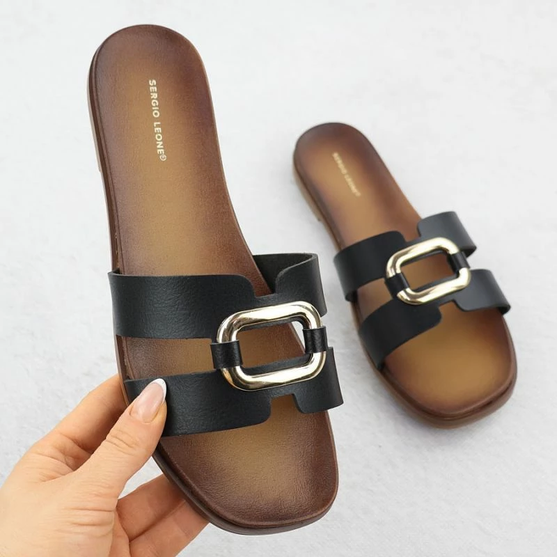 Papuqe femra Sergio Leone SK077H, të zeza