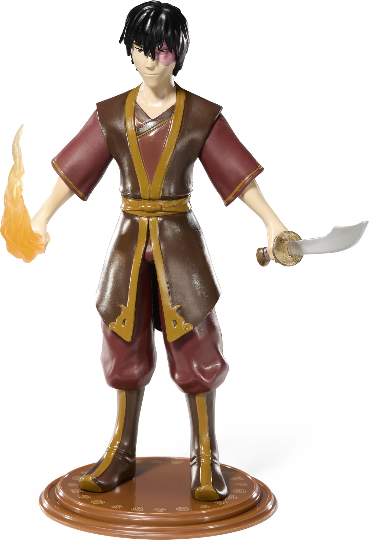 Figurë koleksionuese Noble Collection Bendyfigs Zuko 19 cm, me stendë dhe aksesorë