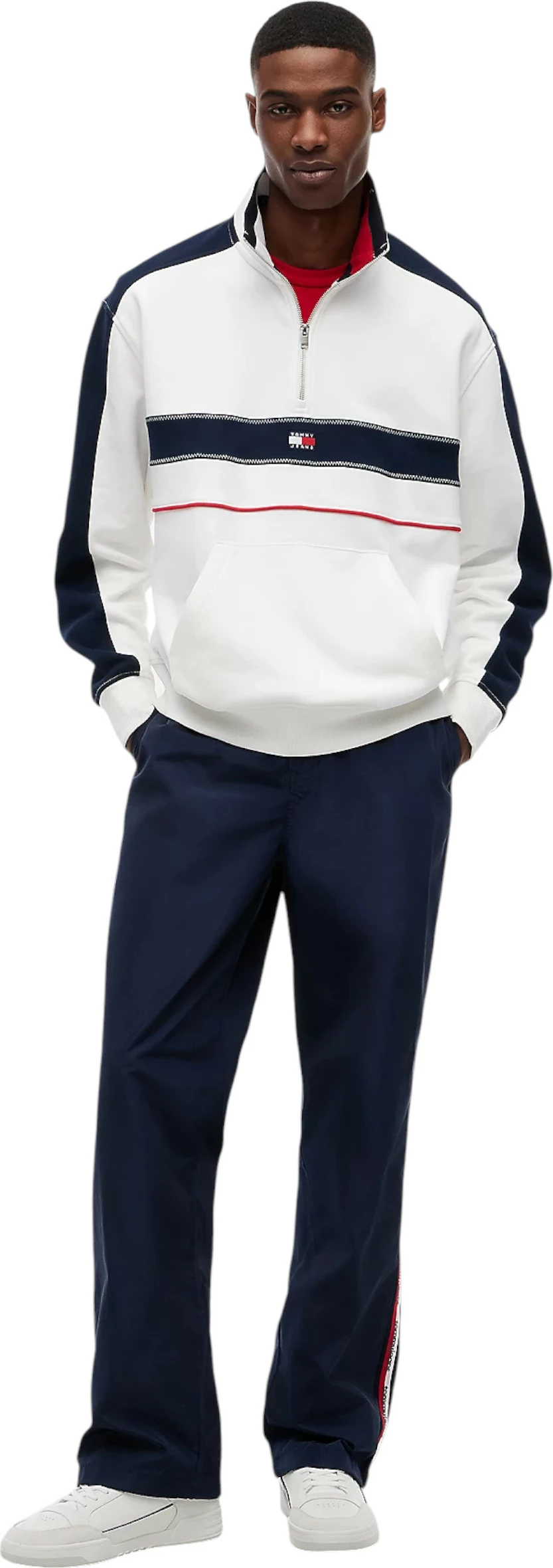 Duks për meshkuj Tommy Hilfiger Jeans DM0DM23244, krem [Madhësia: XS]
