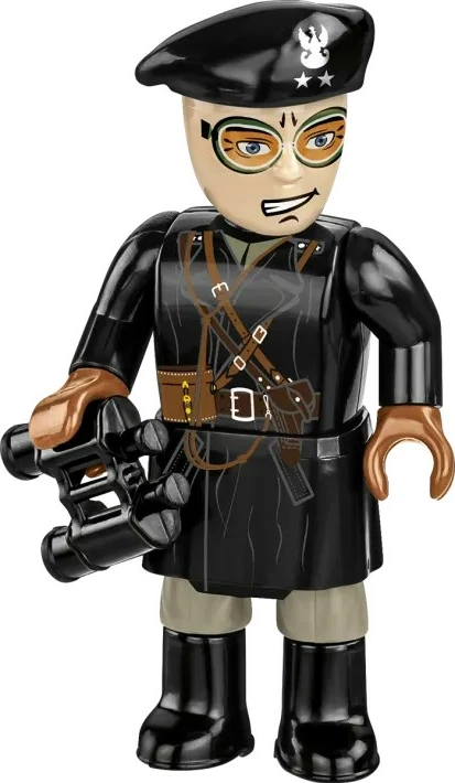 Set blloqesh Tankette TK-3 Cobi Klocki, 323 pjesë, me figurë, Jeshile