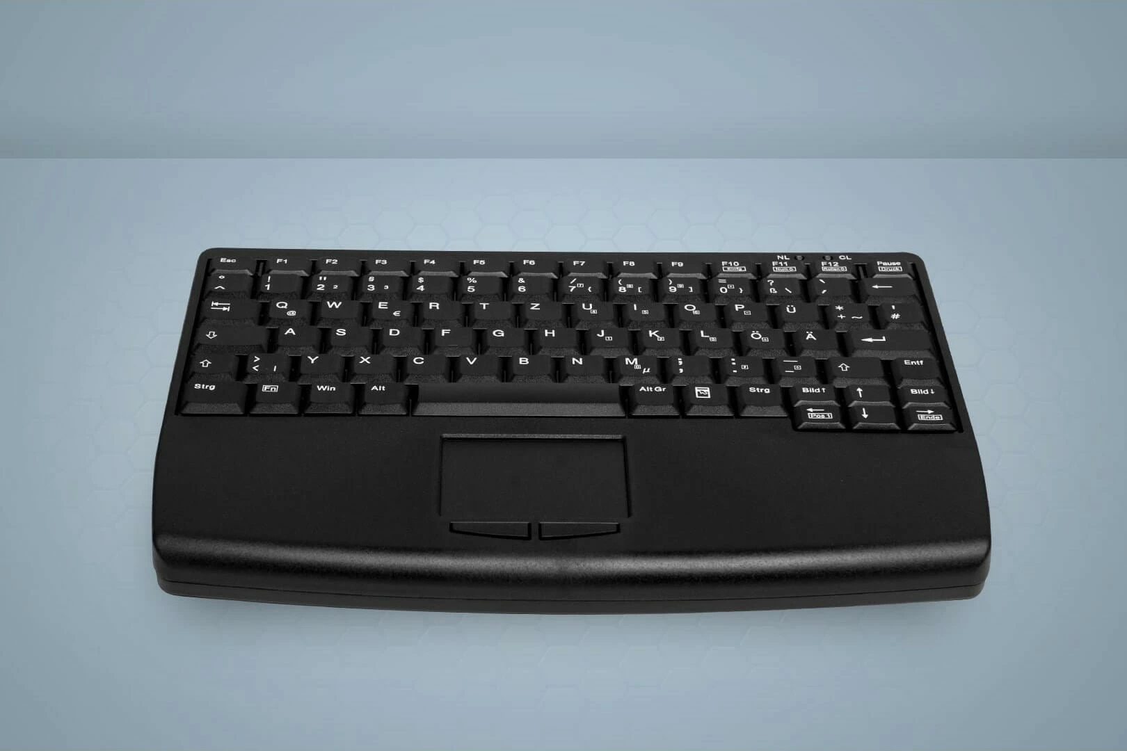 Tastierë mekanike Cherry AK-4450-GFU, Wireless, RF, me touchpad, e zezë