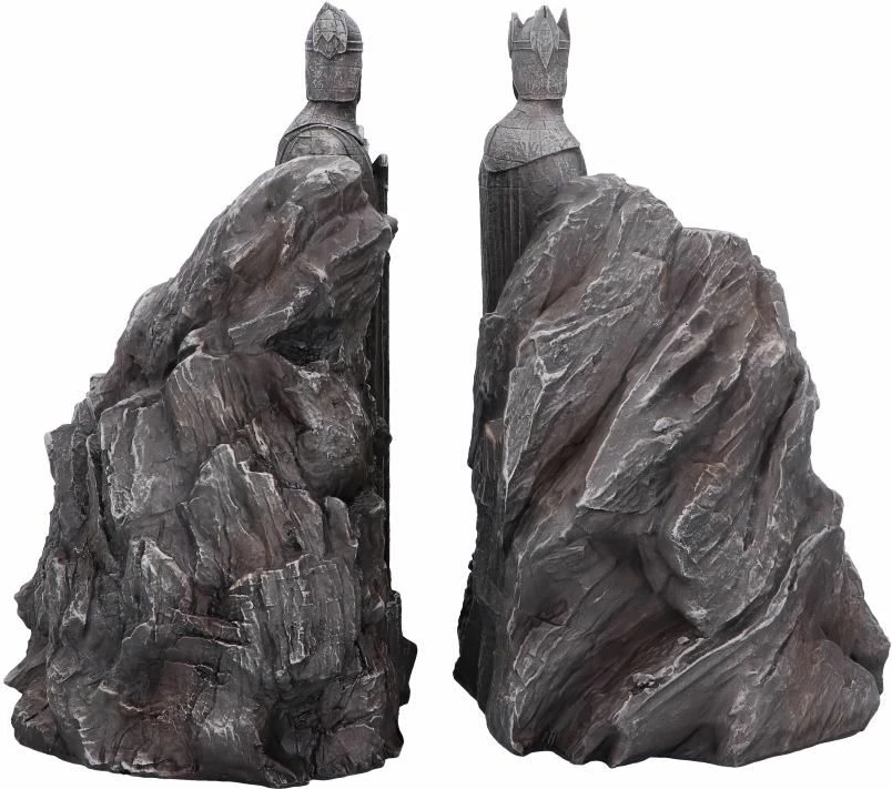 Mbështetëse librash NEMESIS NOW Lord of the Rings Gates of Argonath 19 cm, gri, set 2 copë