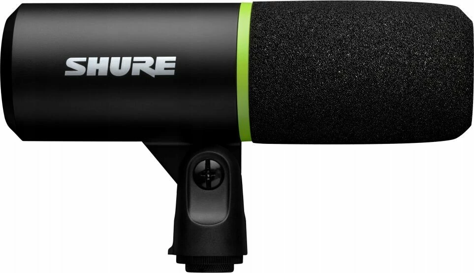 Mikrofon Shure MV6 (010-03-675) dinamik USB-C, kardioid, dalje 3.5 mm, me stand tavoline, i zi