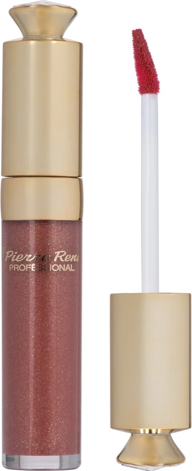 Shkëlqyes për buzë Pierre Rene Glow Lip Gloss për femra, Rose, 8ml