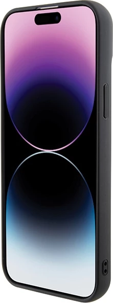 Mbështjellës Karl Lagerfeld 3D Rubber Multi Logo për iPhone 15 Plus, i zi