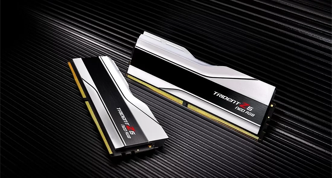 RAM memorje G.SKILL Trident Z5 Neo RGB, 64 GB (2x32 GB), DDR5, Bardhë