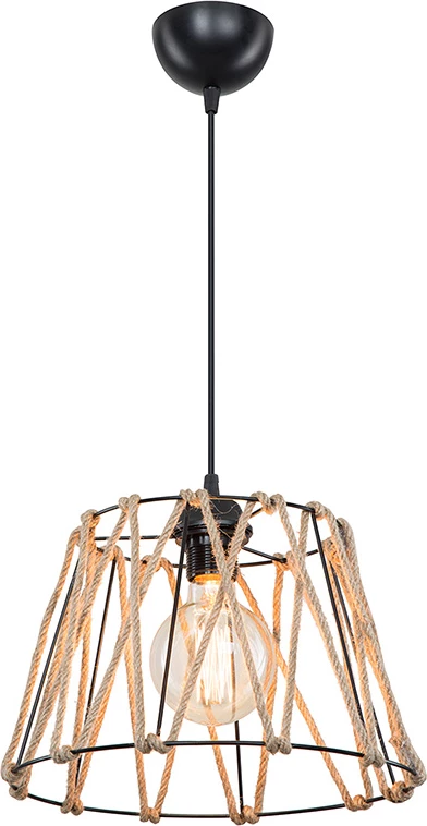 Dritë tavani PWL-1160 E27, ngjyrë zezë-bezhë, 31x23.5cm