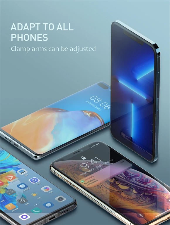 Mbajtës telefoni për veturë LDNIO MG10 gravity, montim në ventilim ajri, 360° rrotullim, i zi