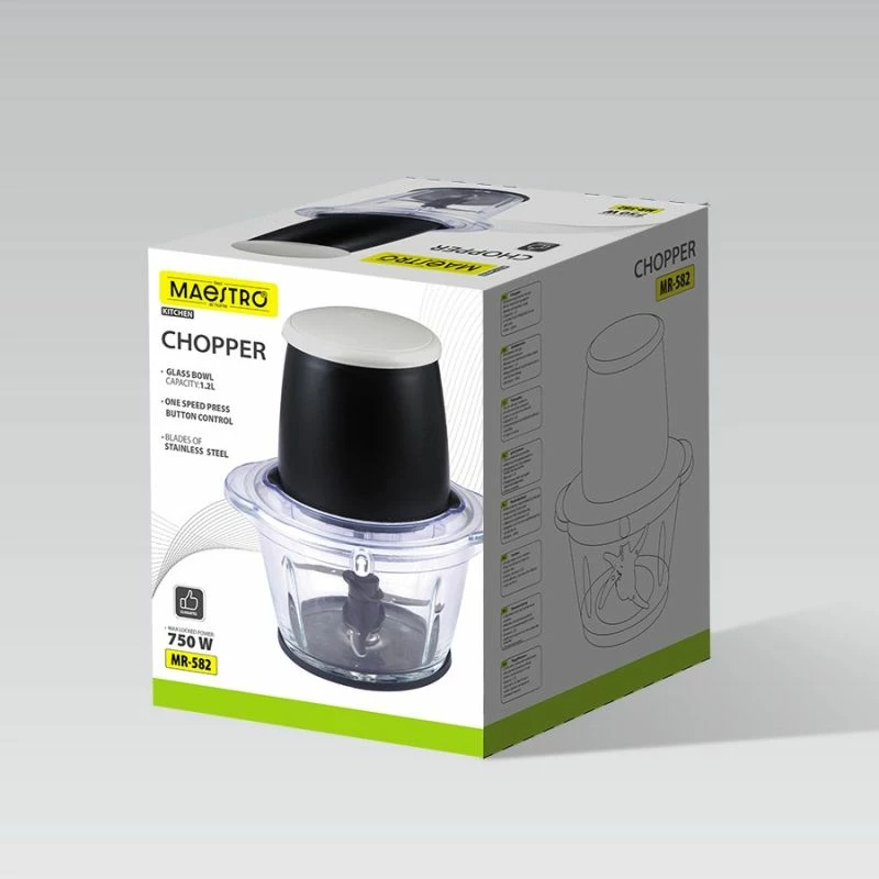 Grirëse MAESTRO MR-582 750W, e zezë