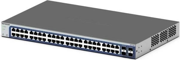 Switch i menaxhuar NETGEAR GS748Tv6, 48 porta Gigabit Ethernet, 2 SFP, Gri