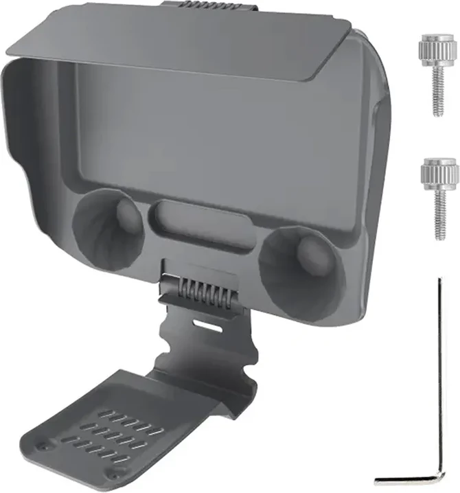 Mbrojtës & mburojë dielli 2‑n‑1 për kontrollues DJI RC 2, Sunnylife YK674, plastikë, set me vida dhe çelës