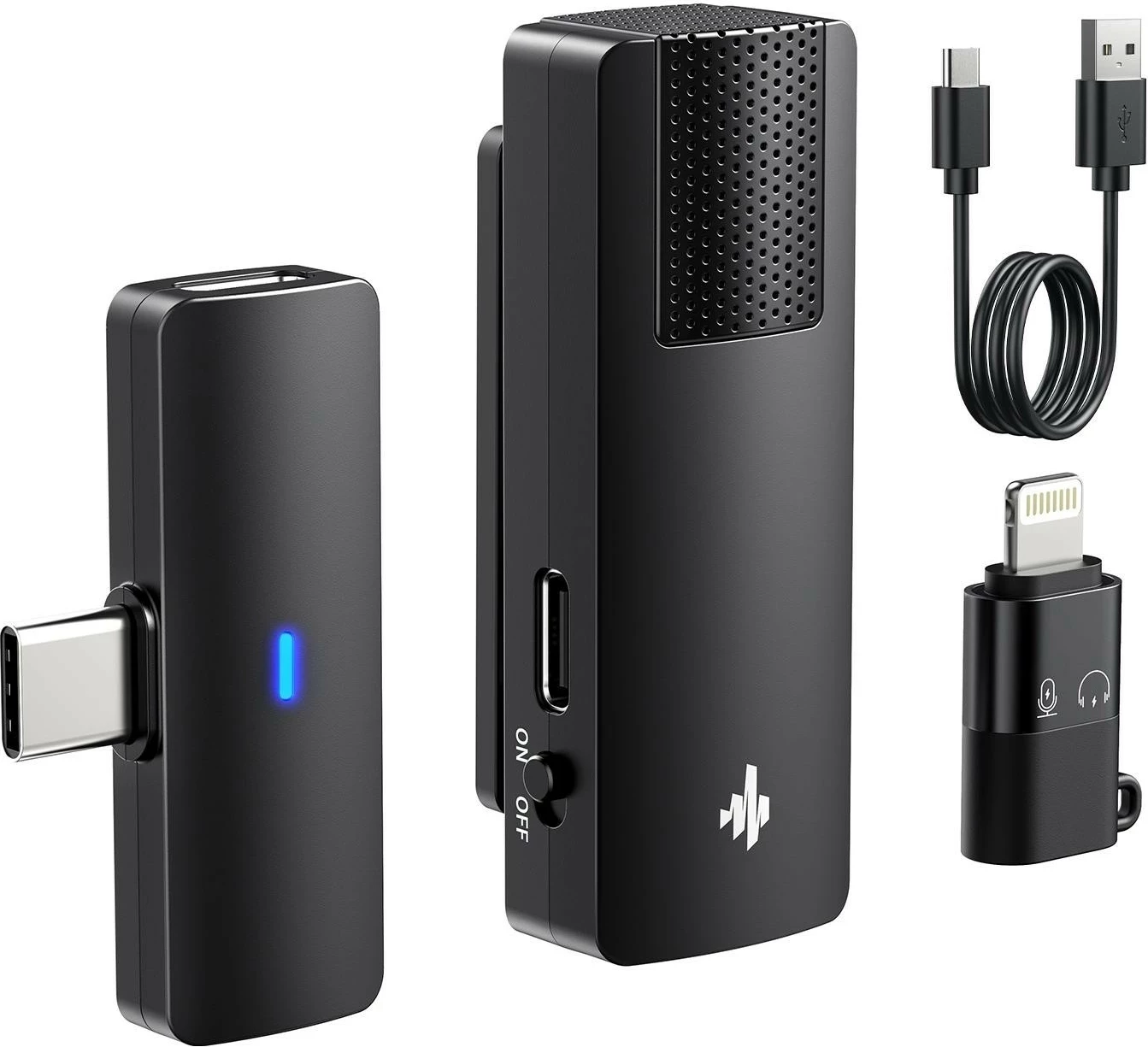 Mikrofon lavalier Donner LM-100, Aux, USB-C, Lightning