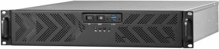 Kasë serveri 2U CHIEFTEC UNC-210T-B-U3-OP, ATX/mATX/Mini-ITX, 4x 3.5\" + 1x 5.25\", USB 3.0, e zezë