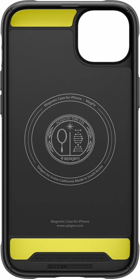 Mbështjellës Spigen Rugged Armor Mag me MagSafe për iPhone 14, Mat Zi