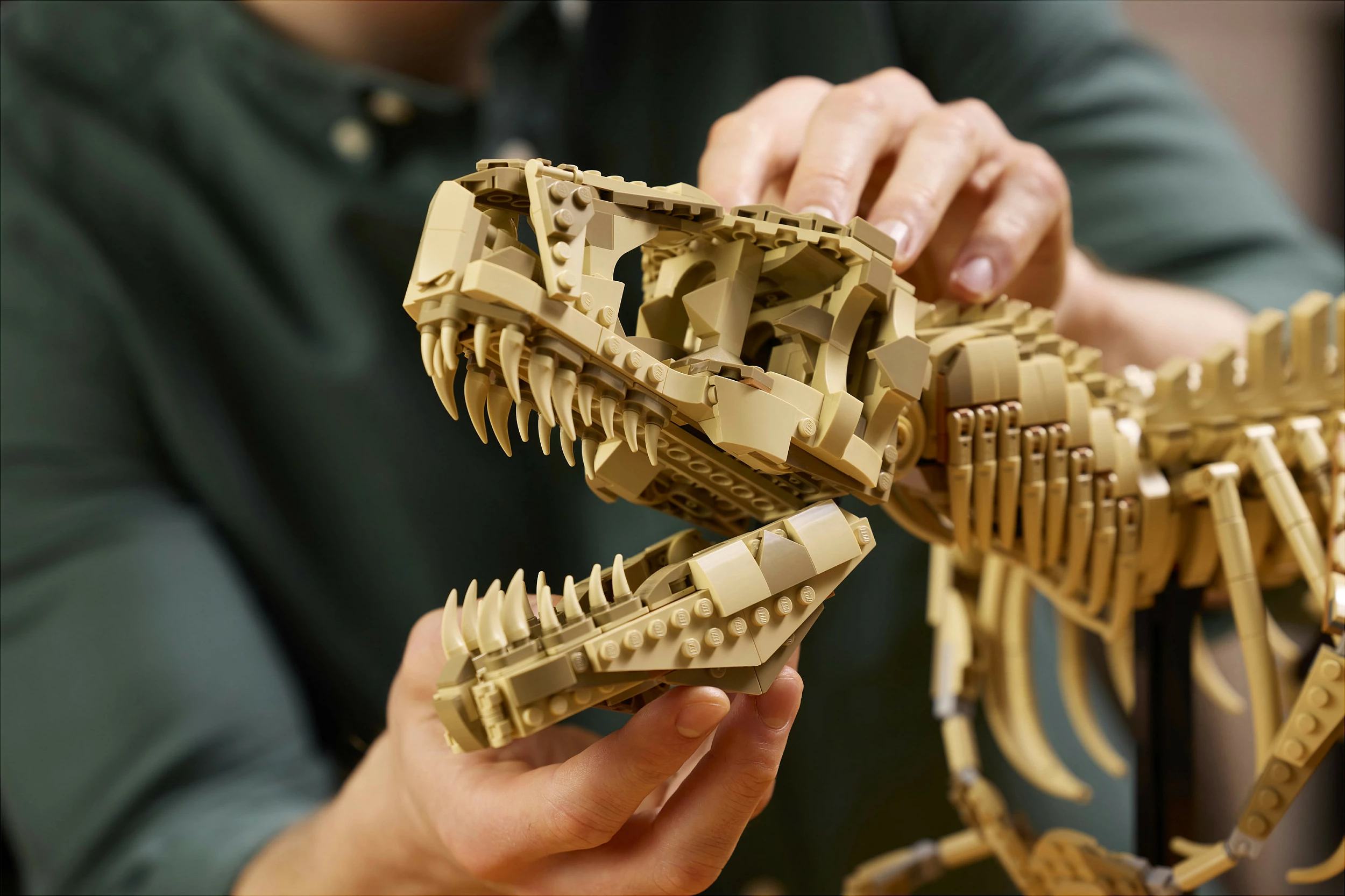 Set ndërtimi LEGO Jurassic World 76968 Dinosaur Fossils: Tyrannosaurus Rex, 3145 copë, Shumëngjyrësh