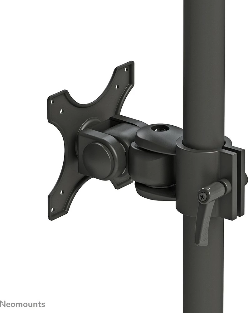 Krah monitori Newstar Neomounts FPMA-D700DV, për 2 monitorë, 10-27 inç, rregullim lartësie, kapëse, e zezë