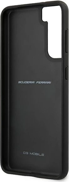 Mbështjellës Ferrari FESPEHCS21MBK On Track Perforated për Samsung Galaxy S21+, i zi