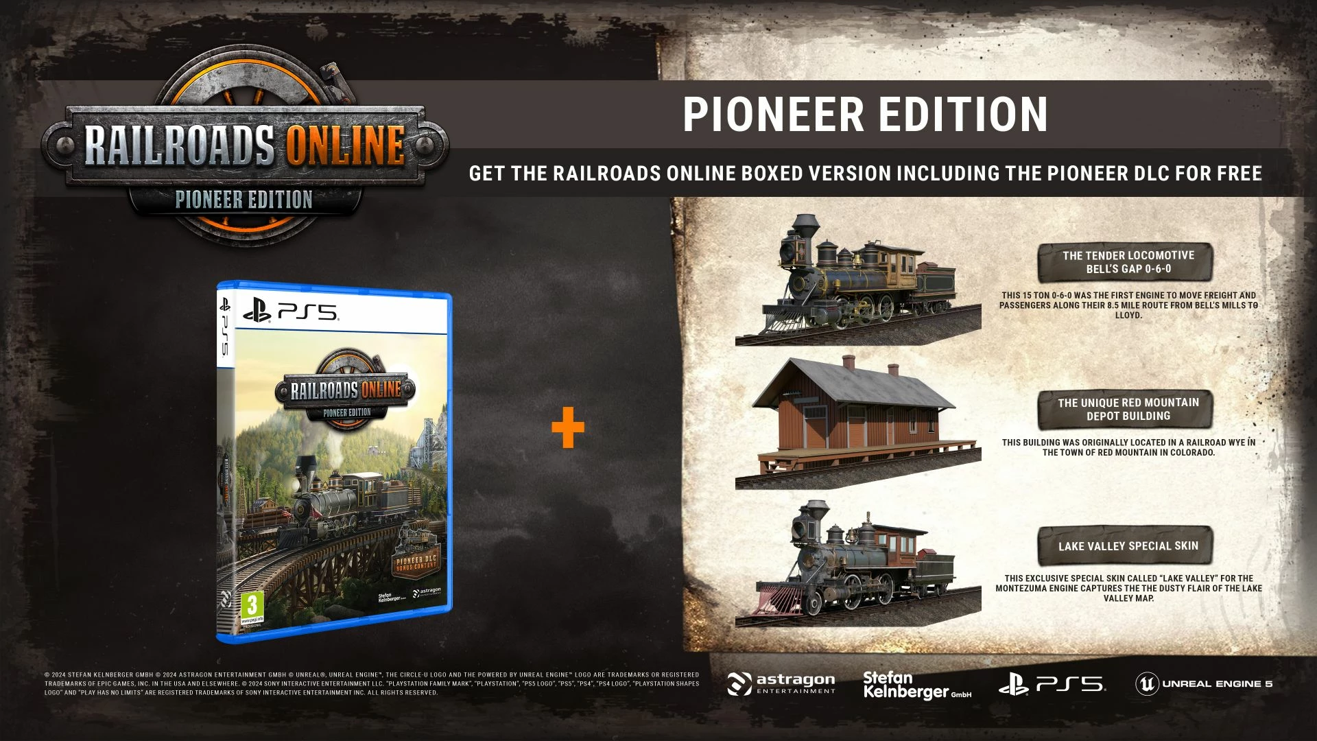 Lojë PS5 Astragon Railroads Online Pioneer Edition