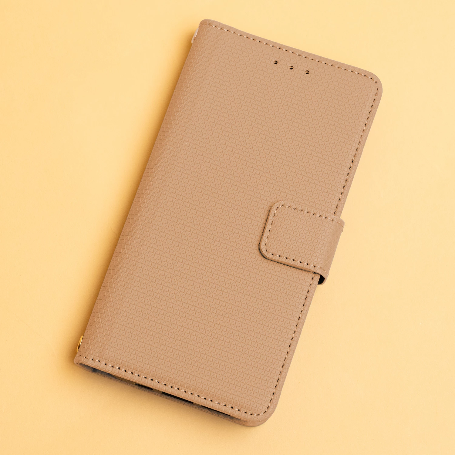 Mbështjellës ONASI Wallet Neo për Samsung Galaxy S26 Ultra 5G, flip wallet me mbyllje magnetike dhe stand, bezhë