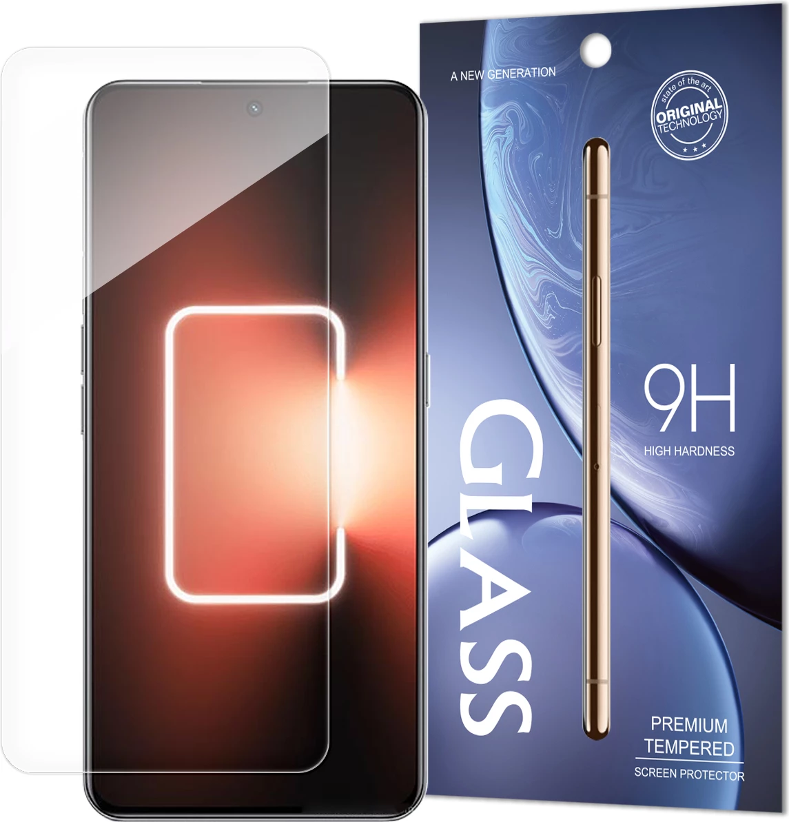 Mbështjellës xhami i temperuar Hurtel për Realme GT Neo 5 / Realme GT3, Transparent