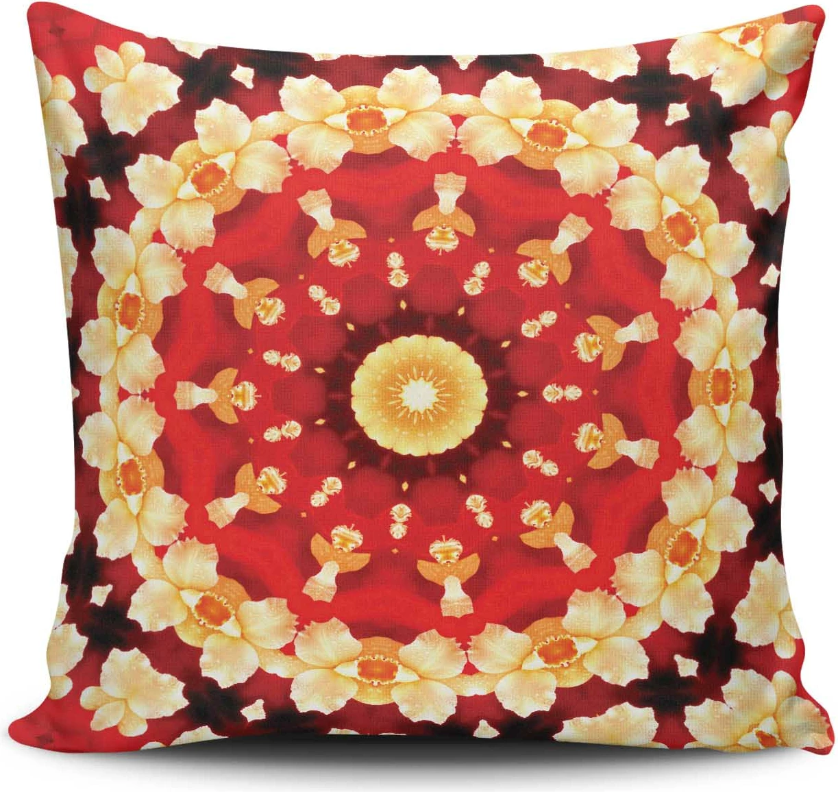 Jastëk dekorativ Aberto Design, MANDALA-07, shumëngjyrësh, 43x43cm