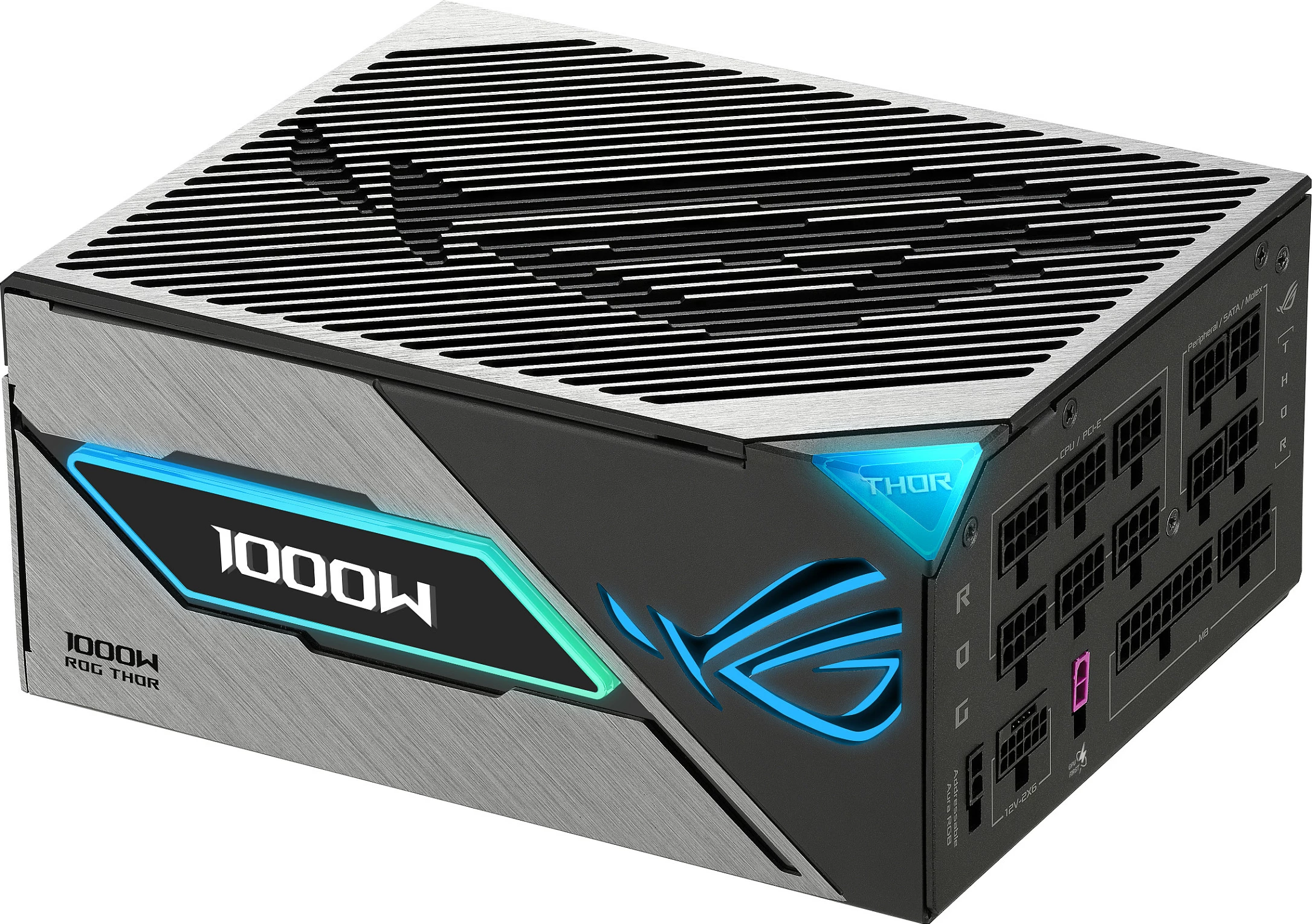 Furnizues rryme ASUS ROG Thor 1000P3, 1000W, 80+ Platinum, ATX 3.1, fully modular, RGB, zi/gri