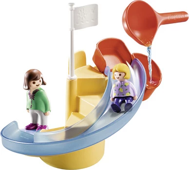 Playmobil 70270 1.2.3 Aqua Water Slide Playset