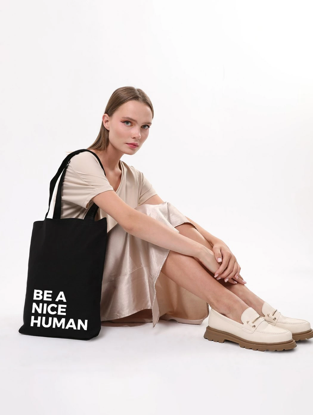 Qese tote Zoozie Bags, 1437, e zezë, 35x40x8cm